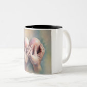 Tasse 2 Couleurs Healing Hands : Siroter avec la boue Compassion (Devant droit)