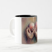 Tasse 2 Couleurs Healing Hands : Siroter avec la boue Compassion (Devant gauche)