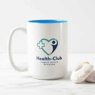 Tasse 2 Couleurs Health Club Division de la santé publique