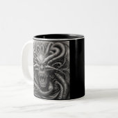 Tasse 2 Couleurs Heavy metal Monster (Devant gauche)
