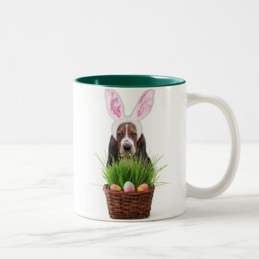 Tasse 2 Couleurs Hébergement de Pâques (Droit)