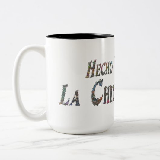 Tasse 2 Couleurs Hecho En La Chingada (Gauche)