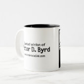 Tasse 2 Couleurs Hector - noir de base (Devant gauche)