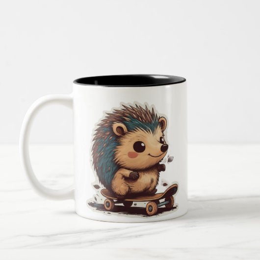 Tasse 2 Couleurs Hedgehog Hang (Gauche)
