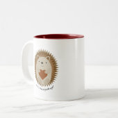 Tasse 2 Couleurs Hedgehug Hedgehog (Devant gauche)