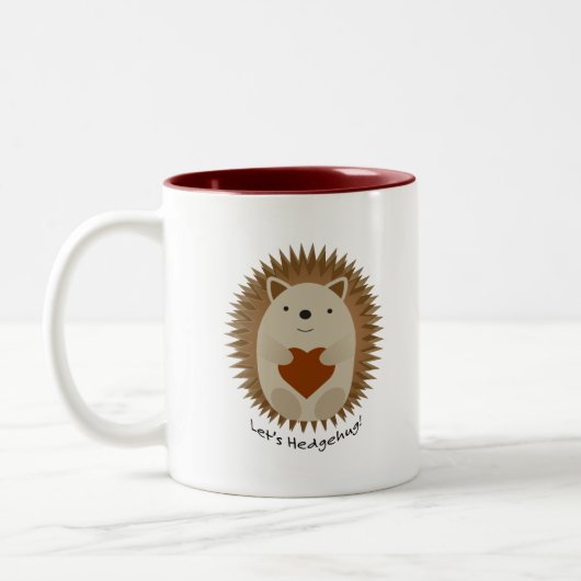 Tasse 2 Couleurs Hedgehug Hedgehog (Gauche)