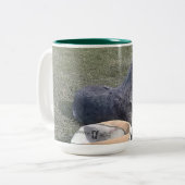 Tasse 2 Couleurs Heeler bleu (Devant gauche)