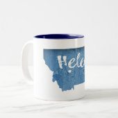 Tasse 2 Couleurs Helena Montana Wood Grain (Devant gauche)