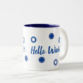 Tasse 2 Couleurs Hello Winter (Devant droit)