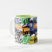 Tasse 2 Couleurs Hello World (Devant gauche)