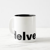 TASSE 2 COULEURS HELVETICA (Devant gauche)