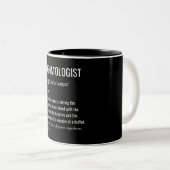 Tasse 2 Couleurs Hématologue Définition d'hématologue (Devant droit)