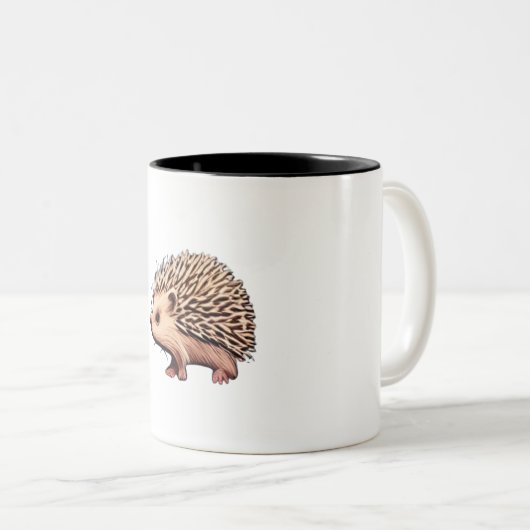 Tasse 2 Couleurs Hérisson (Devant droit)