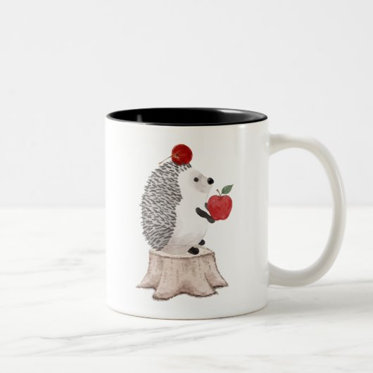 Tasse 2 Couleurs Hérisson (Droit)