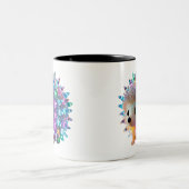 Tasse 2 Couleurs Hérisson arc-en-ciel (Centre)