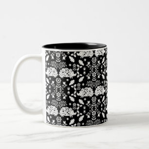 Tasse 2 Couleurs Hérisson Art populaire
