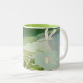 Tasse 2 Couleurs Hérons en été par Newell Convers Wyeth (Devant droit)