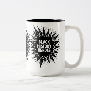 Tasse 2 Couleurs Héros de l'Histoire Noire Célèbrent le Mois de l'H