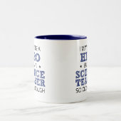Tasse 2 Couleurs Héros de professeur de sciences Humour nouveauté (Centre)