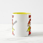 Tasse 2 Couleurs Héros des pompiers (Centre)