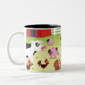 Tasse 2 Couleurs Heure de compter - la basse cour (Gauche)