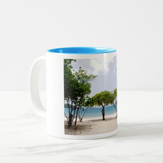 Tasse 2 Couleurs Heure de l'île (Devant gauche)