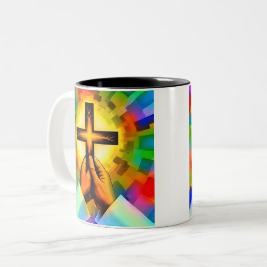 Tasse 2 Couleurs Heure de prière (Devant gauche)