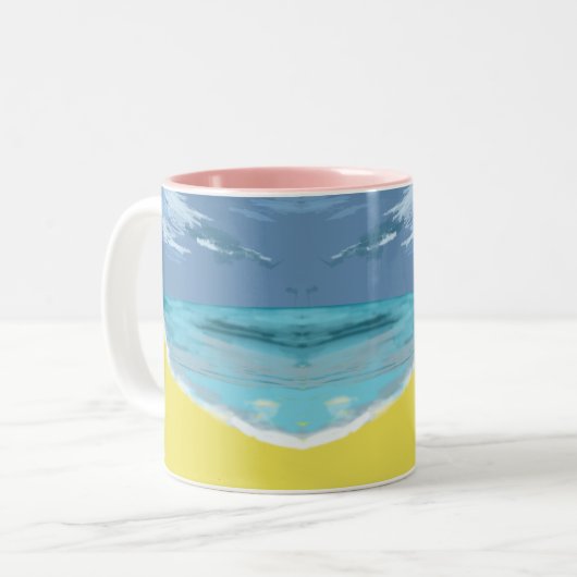 Tasse 2 Couleurs Heure d'été (Devant gauche)