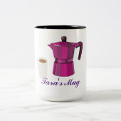 Tasse 2 Couleurs Heure du café (Centre)