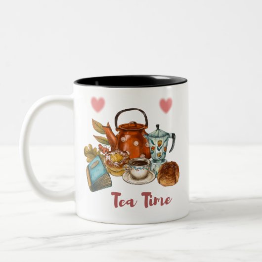 Tasse 2 Couleurs Heure du thé (Gauche)