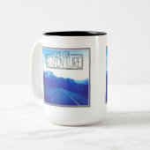 Tasse 2 Couleurs Heure pour l'aventure (Devant gauche)