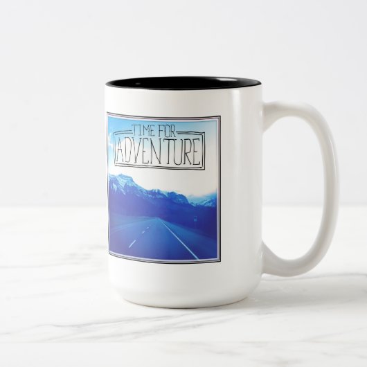 Tasse 2 Couleurs Heure pour l'aventure (Droit)