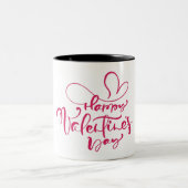 Tasse 2 Couleurs Heureuse Sainte-Valentin (Centre)