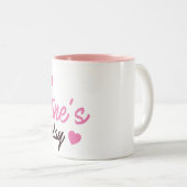 Tasse 2 Couleurs Heureuse Sainte-Valentin (Devant droit)