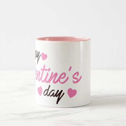 Tasse 2 Couleurs Heureuse Sainte-Valentin (Centre)
