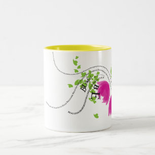 Tasse 2 Couleurs Heureux