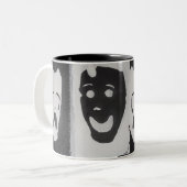 TASSE 2 COULEURS HEUREUX ET TRISTE (Devant gauche)