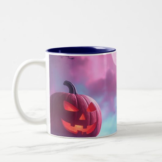 TASSE 2 COULEURS HEUREUX HALLOWEEN (Gauche)