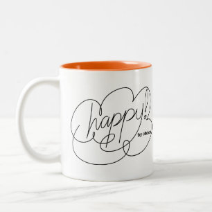 Tasse 2 Couleurs HEUREUX par choix - Bold CloudS