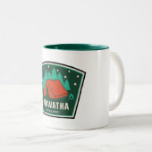Tasse 2 Couleurs Hiawatha National Forest Camping (Devant droit)