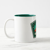 Tasse 2 Couleurs Hiawatha National Forest Camping (Gauche)
