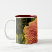 Tasse 2 Couleurs Hibiscus Hawaïen Lilac de Kauai (Gauche)