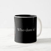 Tasse 2 Couleurs Hibou (Devant droit)