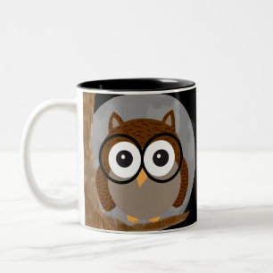 Tasse 2 Couleurs Hibou