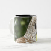 Tasse 2 Couleurs Hibou barré (Devant gauche)