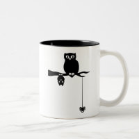 Hibou-Batte-Araignée Halloween éffrayant