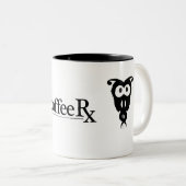 Tasse 2 Couleurs Hibou de CoffeeRx (Devant droit)