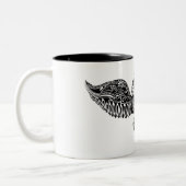 Tasse 2 Couleurs Hibou inspiré (Gauche)