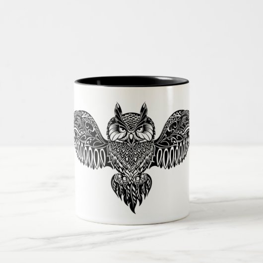 Tasse 2 Couleurs Hibou inspiré (Centre)