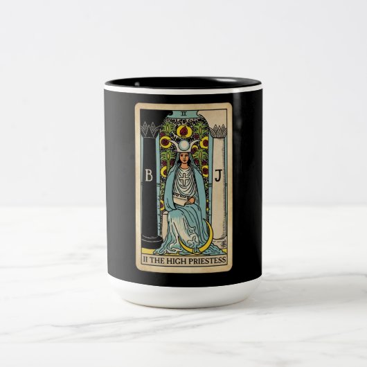 Tasse 2 Couleurs High Priestess Tarot (Centre)